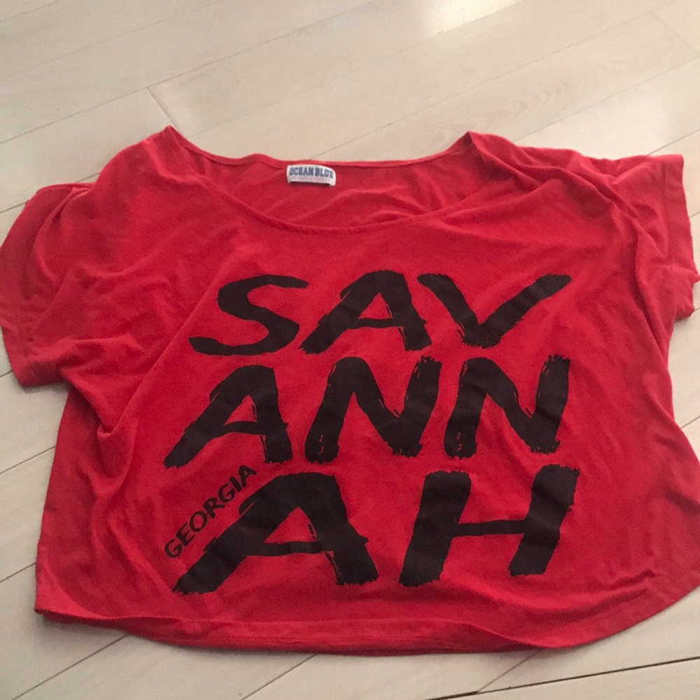 Savannah Georgia Crop Top Size XL